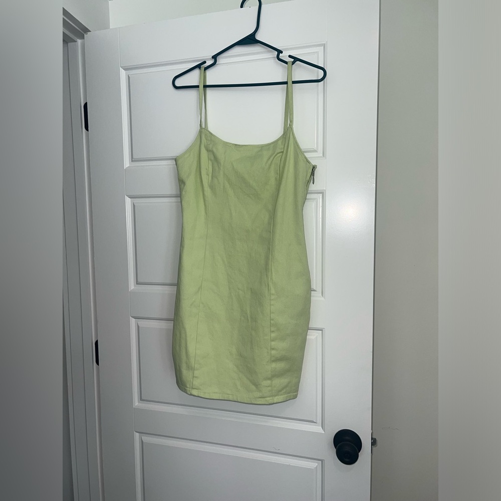 Urban Outfitters Lime Green Mini Dress